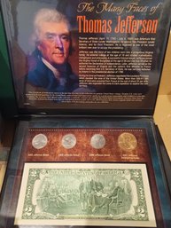 The Many Faces Of Thomas Jefferson Nickels & $2 Bill