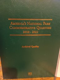 America's National Park Commemorative Quarters 2010-2021