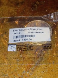1972-S Eisenhower One Dollar Silver Clad