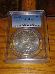 1904-O Morgan Silver Dollar $1 PCGS MS64