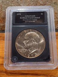 1974 Eisenhower One Dollar Coin