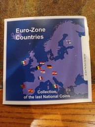 Euro-Zone Countries Collection Of The Last National Coins Booklet