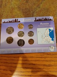 Europe Coins Russia X8 Coins Set