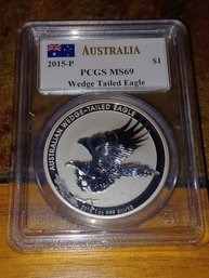 2015-P Australia Wedge Tailed Eagle Dollar Coin