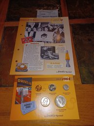 1964 , 5 Coin Time Capsule Year Set