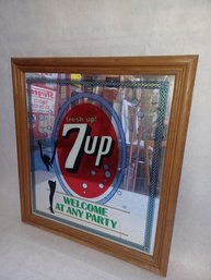 7up Advertising Mirror Picture