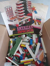 Box Of Mixed Vintage American Brick Legos