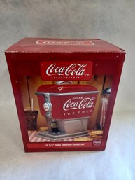 Coca Cola Soda Fountain Cookie Jar 10 3/4'