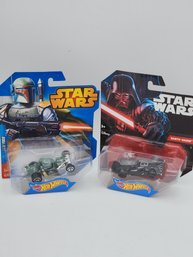 Star Wars Darth Vader And Boba Fett Hot Wheels
