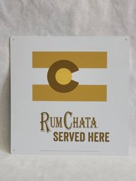 Metal Sign, Rum Chata