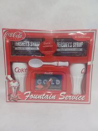 Coca Cola Brand Fountain Service Set