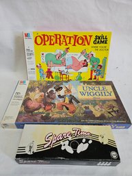 Lot Of 3 Games Operation Uncle Wiggily Bowling