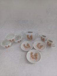 Minature Ceramic Tea Set 9pcs