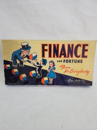 1936 Finance And Fortune Game By Parker Brothers