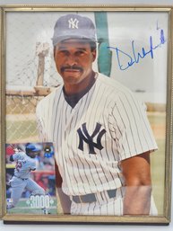 Dave Winfield Autograph, With Certificate Of Authenticity.