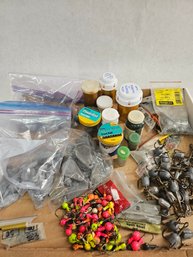 Lot Of Assorted Fishing Sinkers & Weights