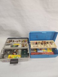 2 Tackle Boxes With Fishing Stuff