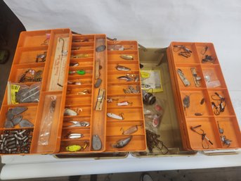 Tackle Box Full Of Fishing Stuff