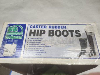 Caster Rubber Hip Boots Size 8 Never Worn