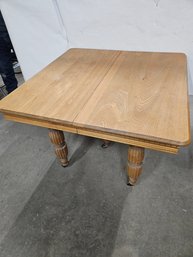 Vintage Wood 5-Leg Rolling Table