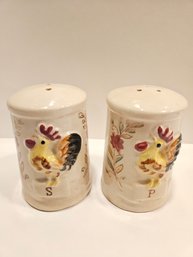 Vintage Japan Rooster Salt And Pepper Shakers