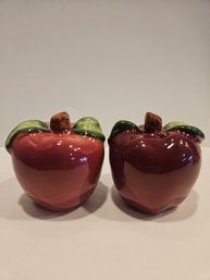Apple Salt And Pepper Shakers