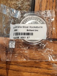 1999 Australia Silver Kookaburra 1oz Silver Coin