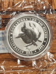 2001 Australian Kookaburra 1oz .999 Silver Coin