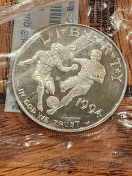 1994-S World Cup Silver Commemorative Coin