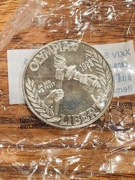 1988-S XXIV Seoul Olympic Silver $1 Coin