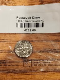 1988-P Uncirculated Roosevelt Dime