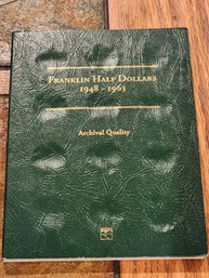 Franklin Half Dollar Series 1948-1963 Tri Fold Empty Book