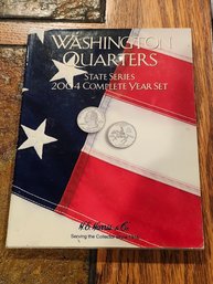 Washington Quarters Books State Series 2004 Complete Year Set