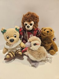 Assorted Plush Lot Of 4