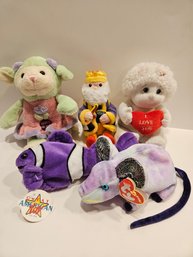 Assorted Plush Lot Of 5