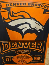 Denver Broncos Fleece Blanket