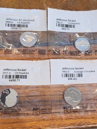 4 Jefferson Nickels