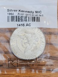 1964 Silver Kennedy 50C Coin