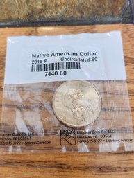 2015-P Native American Dollar Coin- Uncirculated