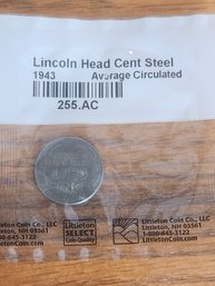 1943 Lincoln Head Cent Steel