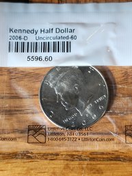 Kennedy Half Dollar Coins X5