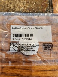 1929 Indian Head Silver Round Coin