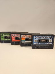 4 Retro Cassette Tape Kitchen Dish Sponges