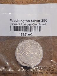 1964-D Washington Silver