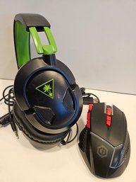 Turtle Beach Recon Gaming Headset And Cyberpower PC Mouse