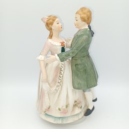 Price Imports Colonial Couple Music Box