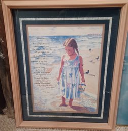 Framed Small Girl Picture