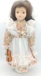 Porcelain Doll 16in Tall