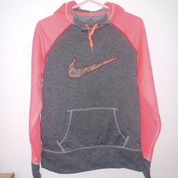 Nike Pink & Grey Pullover Sweater Size Large