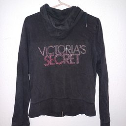 Victoria Secrets Black Thin Jacket Size Large